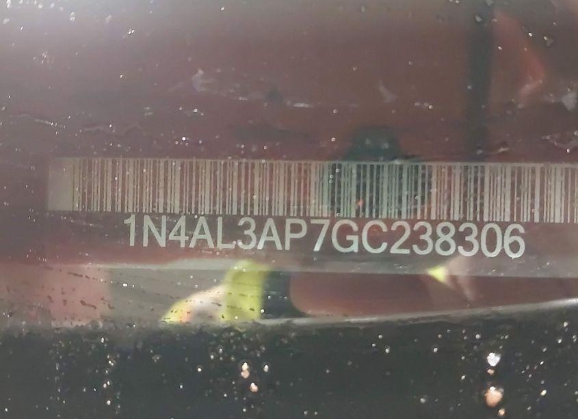 Photo 9 of 2016 Nissan Altima 2.5 SL (VIN 1N4AL3AP7GC238306)