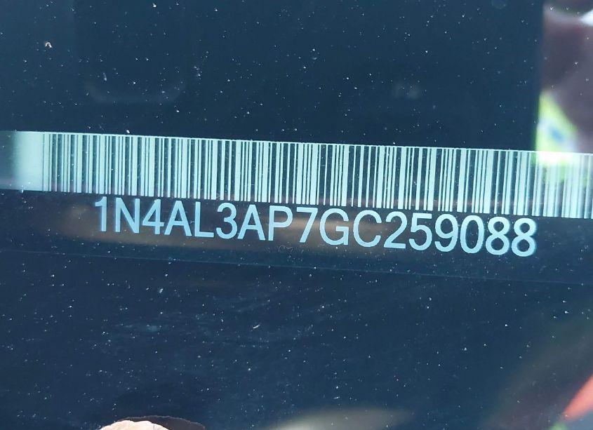 Photo 9 of 2016 Nissan Altima 2.5 S (VIN 1N4AL3AP7GC259088)