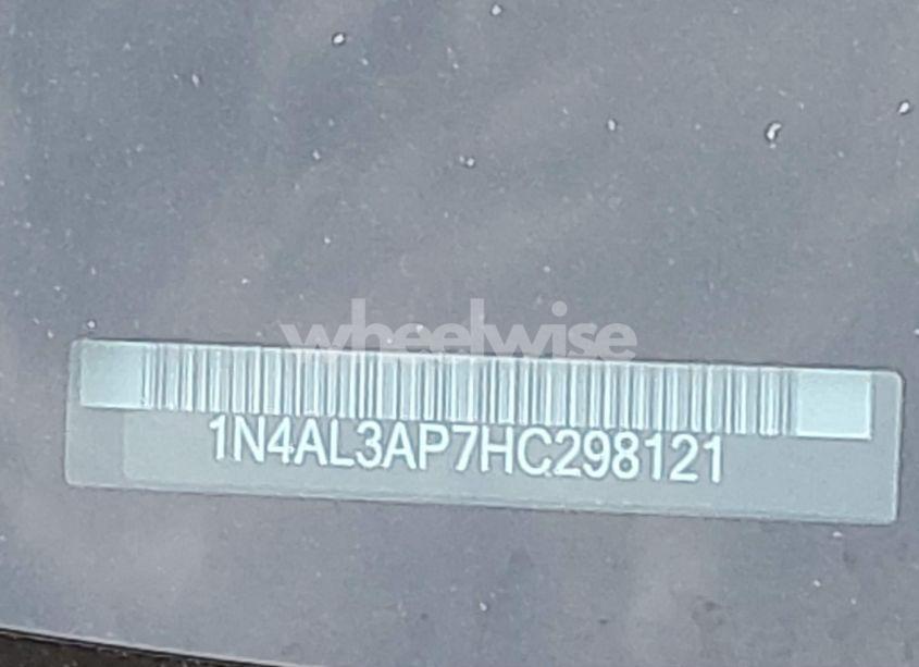 Photo 9 of 2017 Nissan Altima 2.5 S (VIN 1N4AL3AP7HC298121)