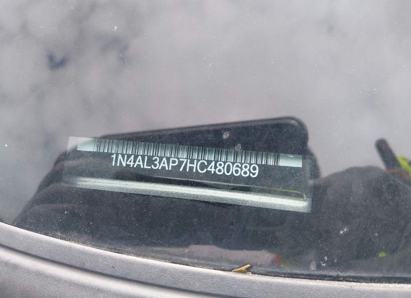 Photo 9 of 2017 Nissan Altima 2.5 SR (VIN 1N4AL3AP7HC480689)