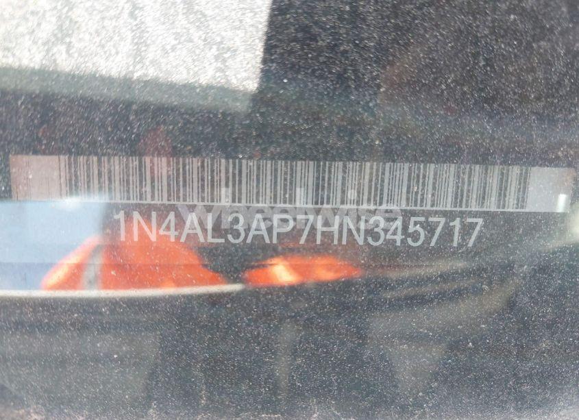 Photo 9 of 2017 Nissan Altima 2.5 S (VIN 1N4AL3AP7HN345717)