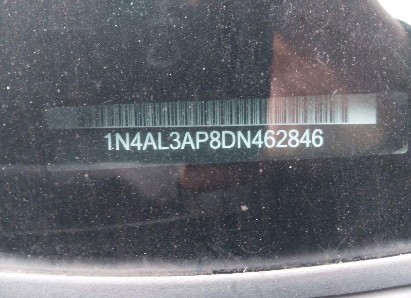 Photo 9 of 2013 Nissan Altima 2.5 SL (VIN 1N4AL3AP8DN462846)