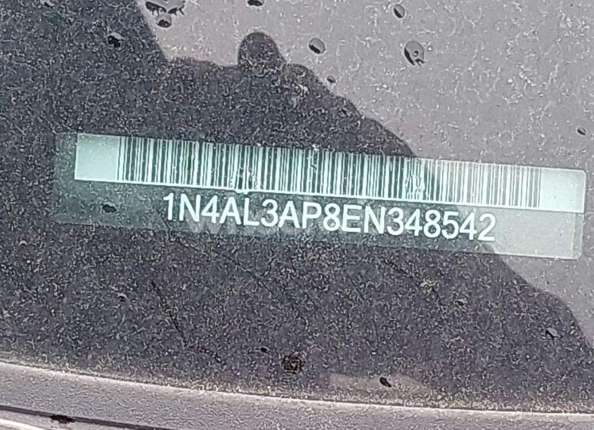 Photo 11 of 2014 Nissan Altima 2.5 S (VIN 1N4AL3AP8EN348542)