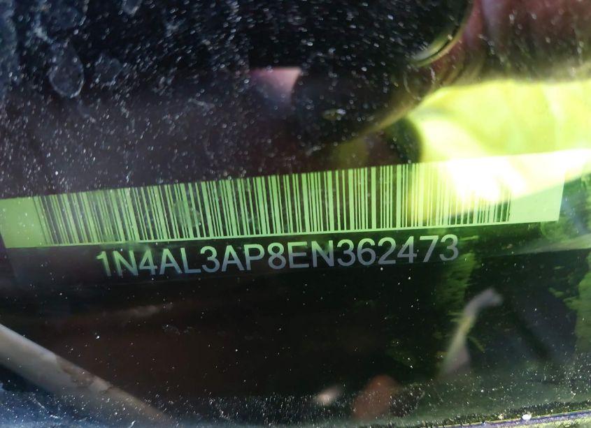 Photo 9 of 2014 Nissan Altima 2.5 S (VIN 1N4AL3AP8EN362473)