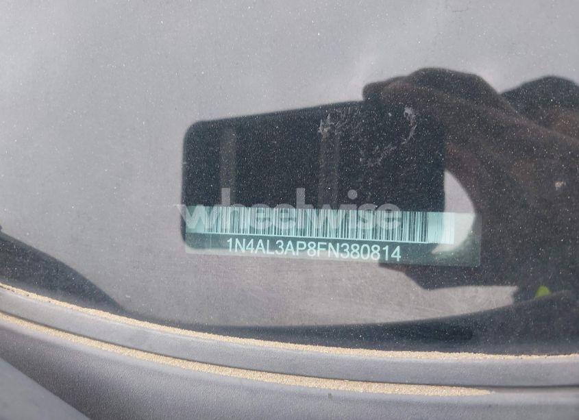 Photo 9 of 2015 Nissan Altima 2.5 SL (VIN 1N4AL3AP8FN380814)