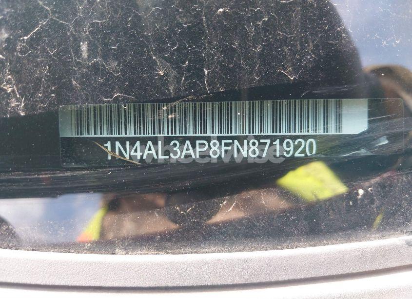 Photo 9 of 2015 Nissan Altima 2.5 S (VIN 1N4AL3AP8FN871920)