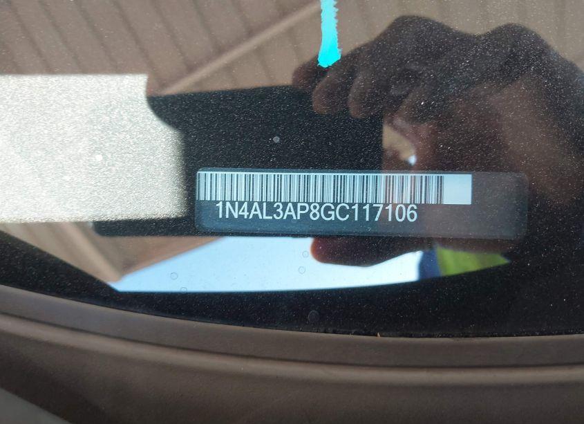 Photo 9 of 2016 Nissan Altima 2.5 (VIN 1N4AL3AP8GC117106)