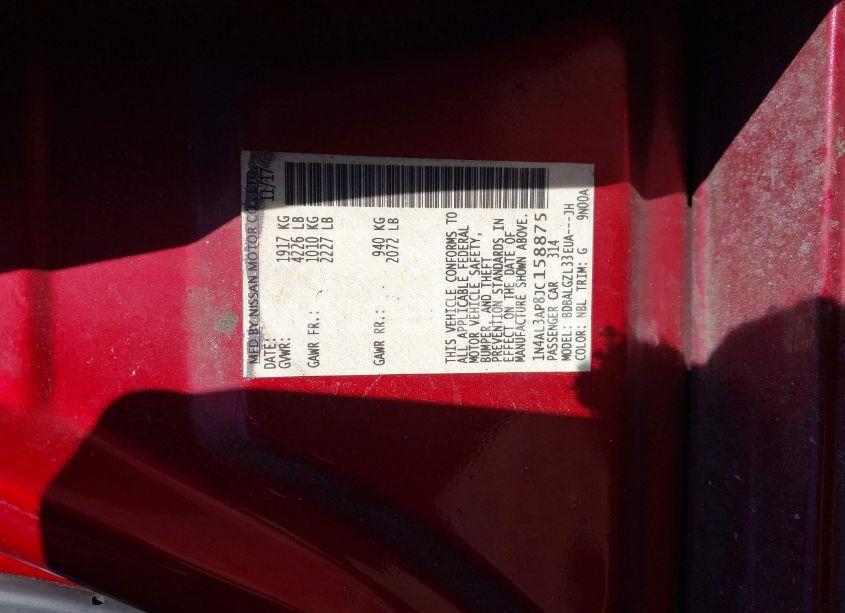 Photo 9 of 2018 Nissan Altima 2.5 S (VIN 1N4AL3AP8JC158875)