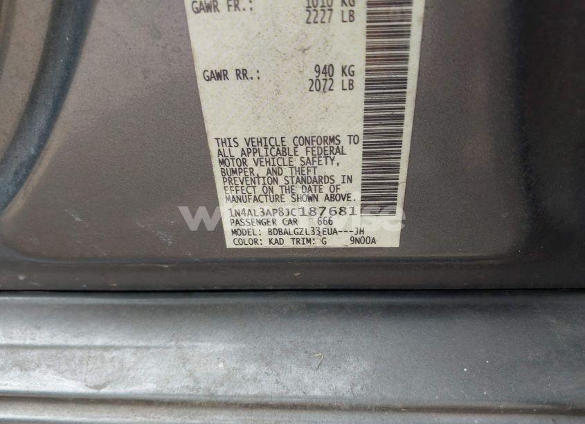 Photo 9 of 2018 Nissan Altima 2.5 S (VIN 1N4AL3AP8JC187681)