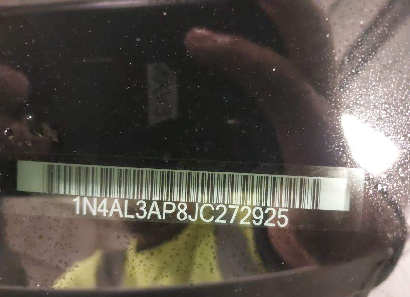 Photo 9 of 2018 Nissan Altima 2.5 S (VIN 1N4AL3AP8JC272925)