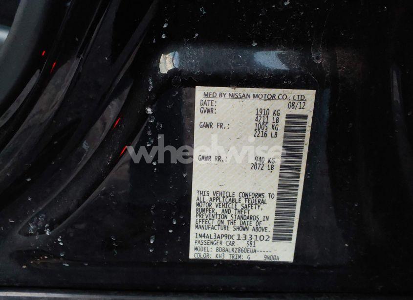 Photo 9 of 2013 Nissan Altima 2.5 S (VIN 1N4AL3AP9DC133102)