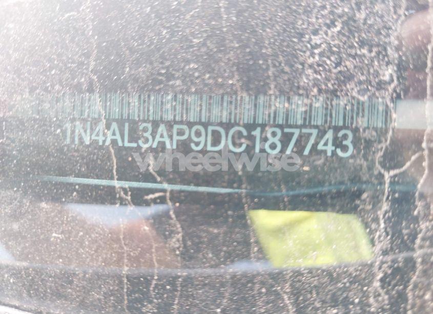 Photo 11 of 2013 Nissan Altima 2.5 SV (VIN 1N4AL3AP9DC187743)