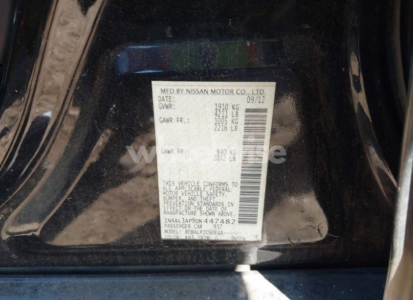 Photo 9 of 2013 Nissan Altima 2.5 (VIN 1N4AL3AP9DN447482)