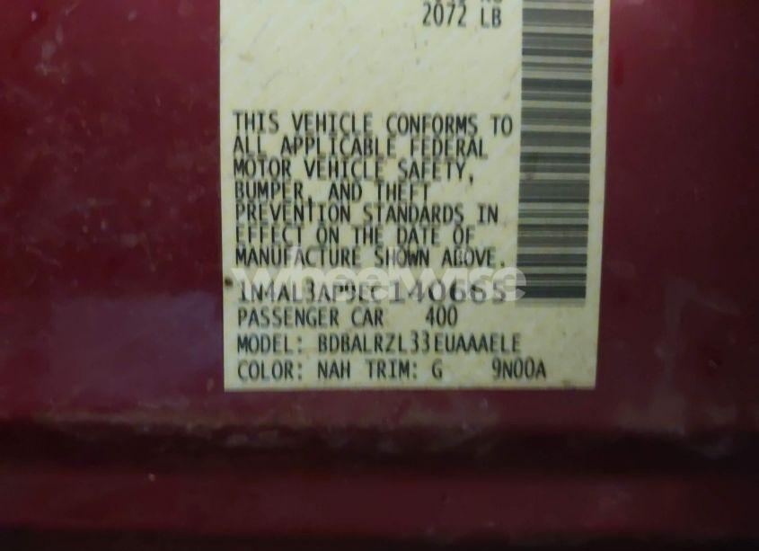 Photo 9 of 2014 Nissan Altima 2.5 S (VIN 1N4AL3AP9EC140665)