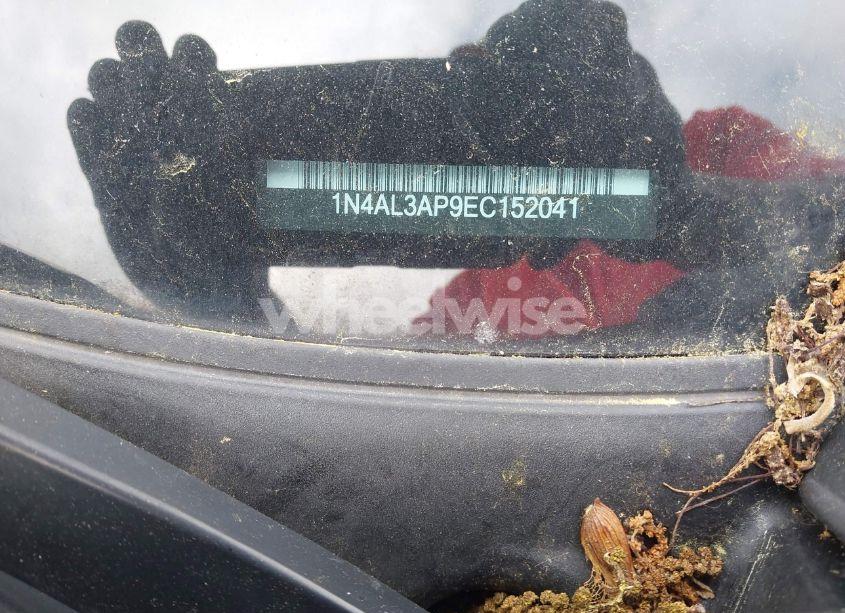 Photo 9 of 2014 Nissan Altima 2.5 SL (VIN 1N4AL3AP9EC152041)