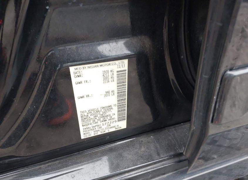 Photo 9 of 2014 Nissan Altima 2.5 SV (VIN 1N4AL3AP9EC177229)