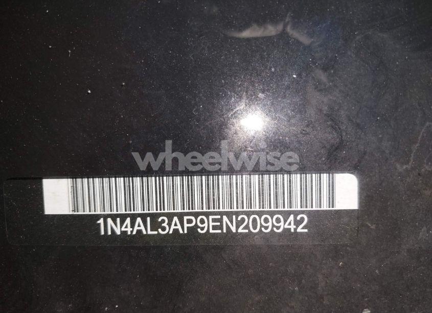 Photo 17 of 2014 Nissan Altima 2.5 SV (VIN 1N4AL3AP9EN209942)