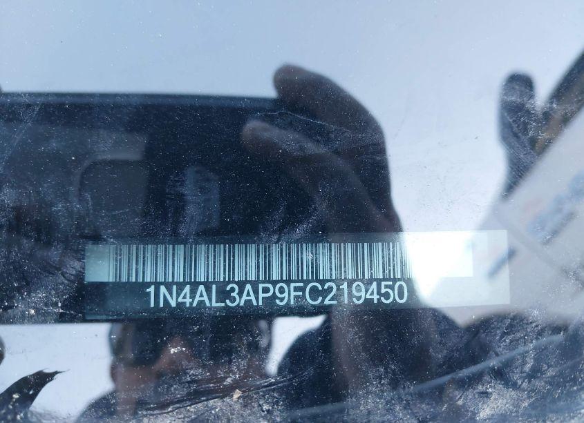 Photo 9 of 2015 Nissan Altima 2.5 S (VIN 1N4AL3AP9FC219450)