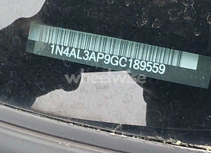 Photo 12 of 2016 Nissan Altima 2.5 SL (VIN 1N4AL3AP9GC189559)