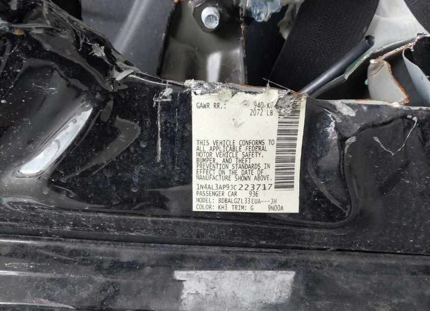 Photo 9 of 2018 Nissan Altima 2.5 S (VIN 1N4AL3AP9JC223717)