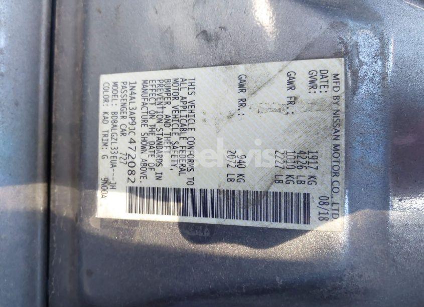 Photo 9 of 2018 Nissan Altima 2.5 S (VIN 1N4AL3AP9JC472082)