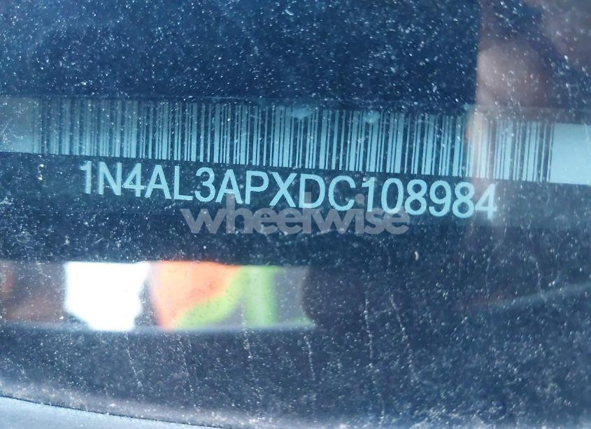 Photo 9 of 2013 Nissan Altima 2.5 SV (VIN 1N4AL3APXDC108984)