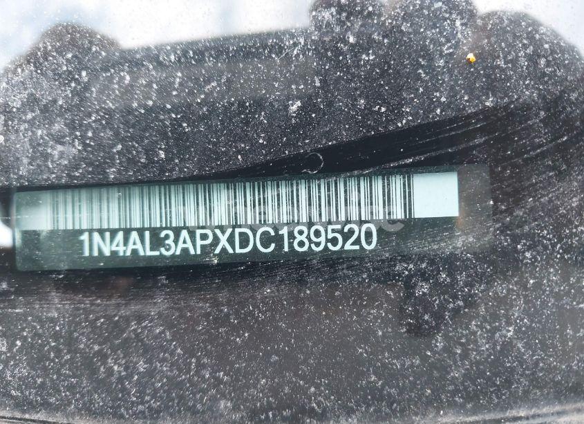 Photo 9 of 2013 Nissan Altima 2.5 SL (VIN 1N4AL3APXDC189520)