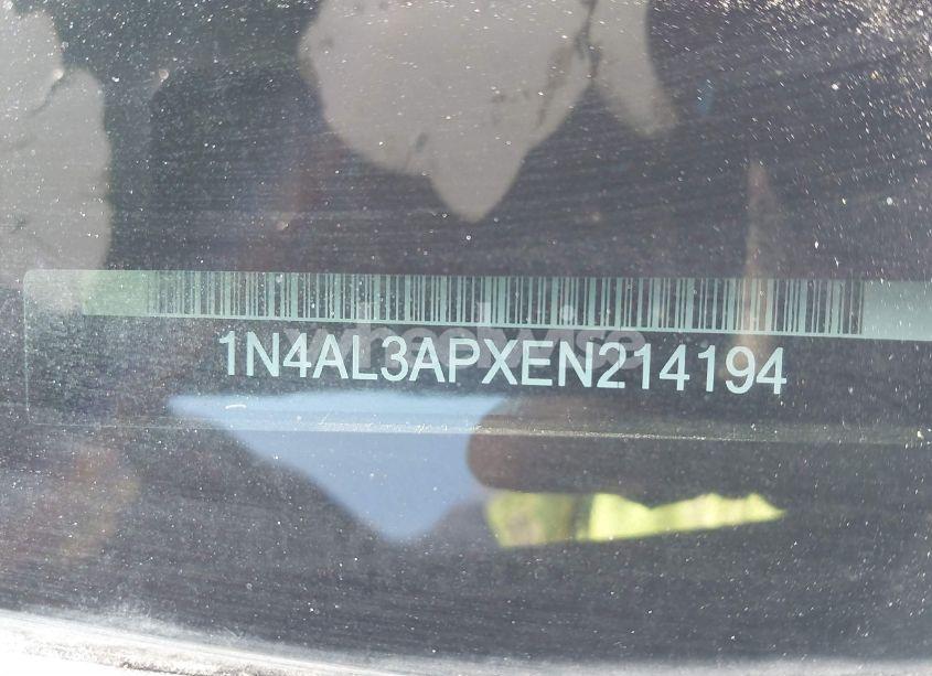 Photo 9 of 2014 Nissan Altima 2.5 S (VIN 1N4AL3APXEN214194)