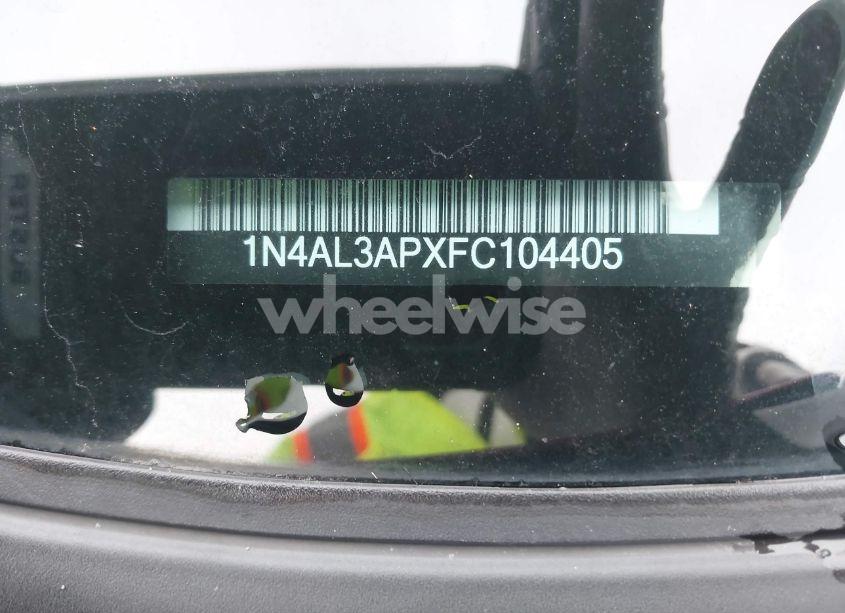 Photo 9 of 2015 Nissan Altima 2.5 S (VIN 1N4AL3APXFC104405)