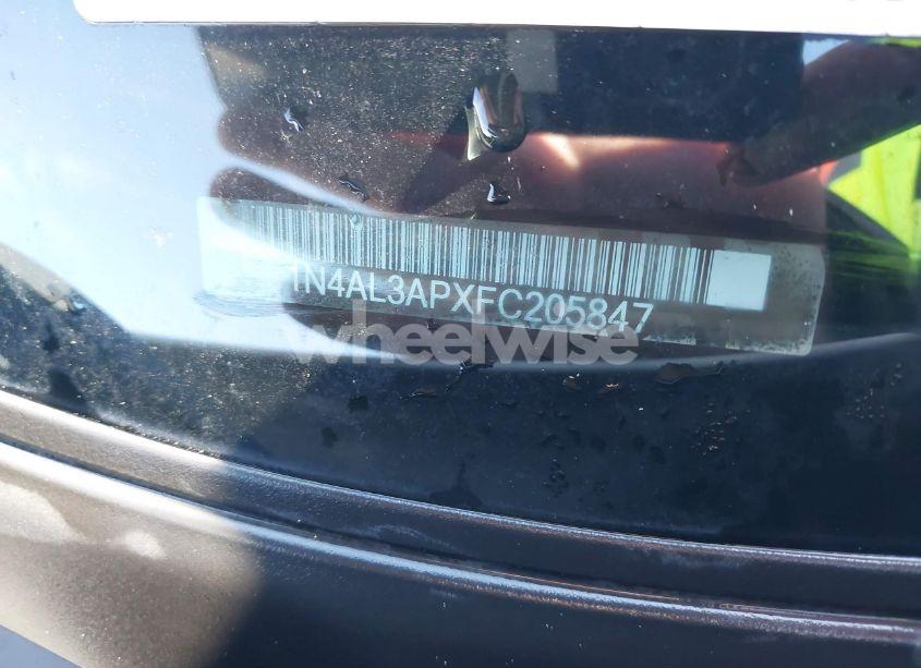 Photo 9 of 2015 Nissan Altima 2.5/2.5 S/2.5 SL/2.5 SV (VIN 1N4AL3APXFC205847)