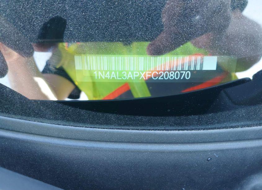 Photo 9 of 2015 Nissan Altima 2.5 SV (VIN 1N4AL3APXFC208070)