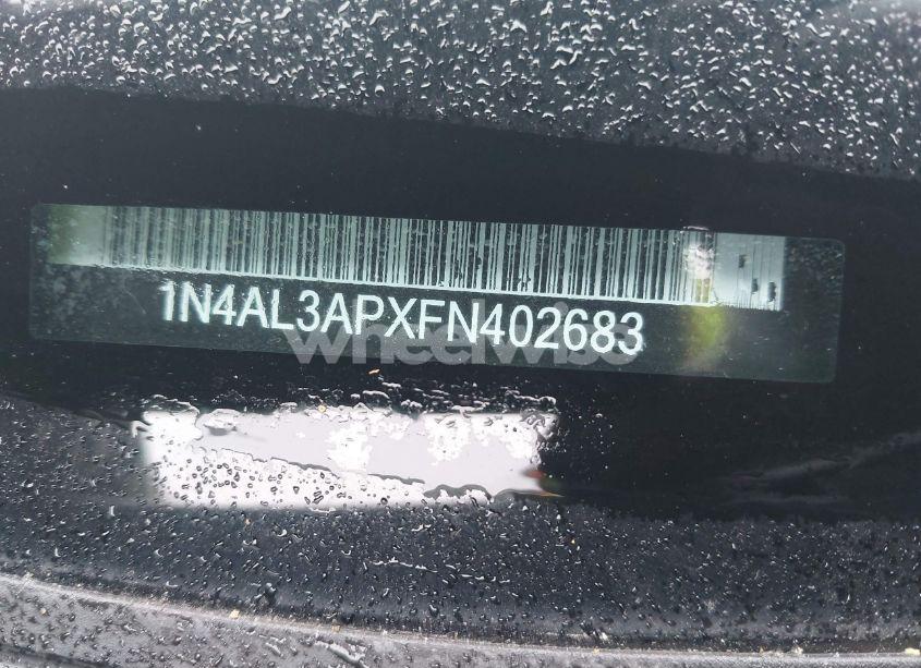 Photo 12 of 2015 Nissan Altima 2.5 SL (VIN 1N4AL3APXFN402683)