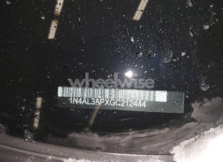 Photo 9 of 2016 Nissan Altima 2.5 SV (VIN 1N4AL3APXGC212444)