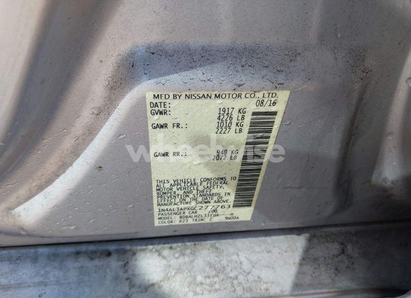 Photo 9 of 2016 Nissan Altima 2.5 SR (VIN 1N4AL3APXGC277763)