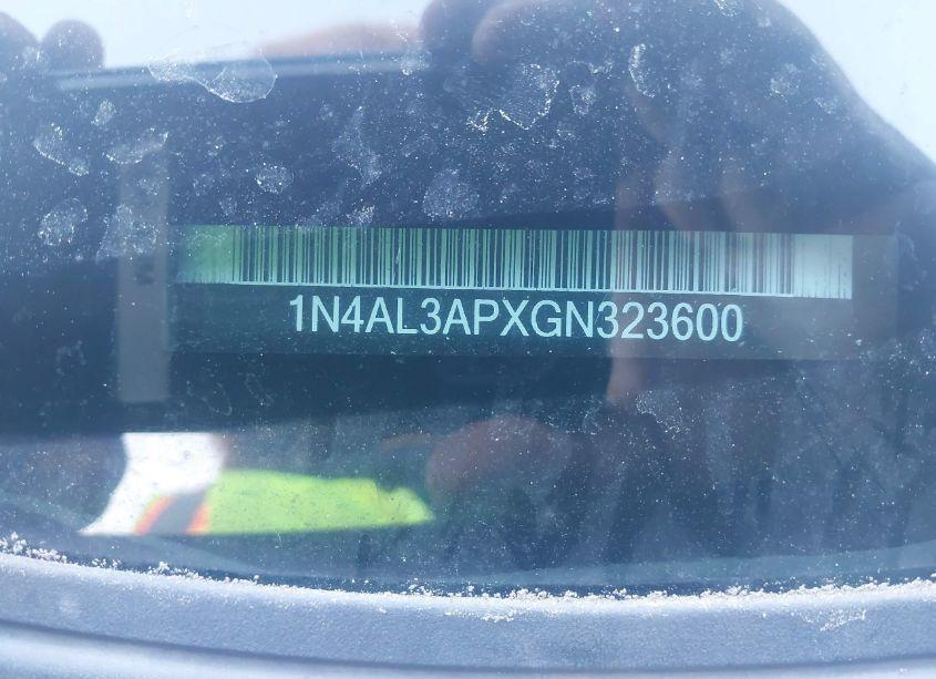 Photo 9 of 2016 Nissan Altima 2.5 S (VIN 1N4AL3APXGN323600)