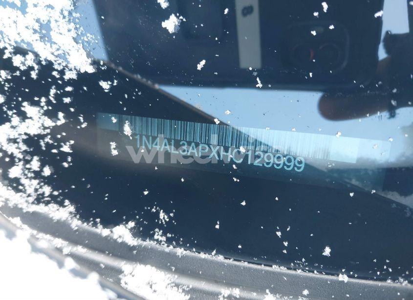 Photo 9 of 2017 Nissan Altima 2.5 SL (VIN 1N4AL3APXHC129999)