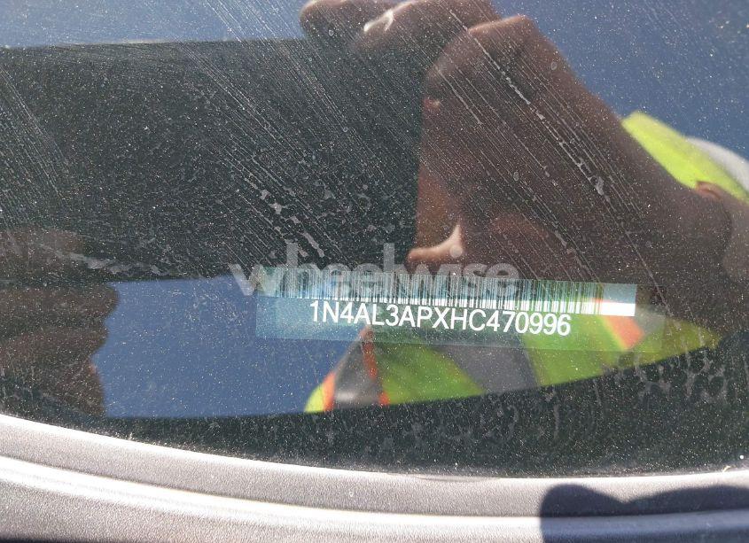 Photo 9 of 2017 Nissan Altima 2.5 SL (VIN 1N4AL3APXHC470996)