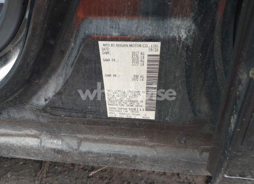 Photo 9 of 2017 Nissan Altima 2.5 S (VIN 1N4AL3APXHN308113)