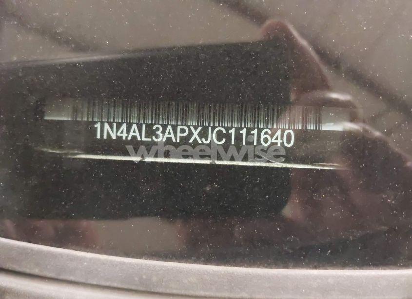 Photo 9 of 2018 Nissan Altima 2.5 S (VIN 1N4AL3APXJC111640)