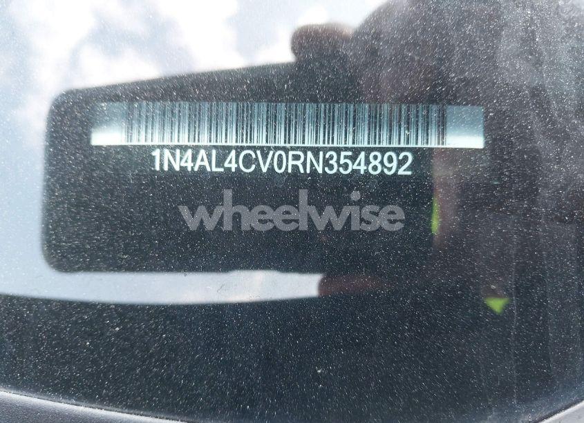 Photo 9 of 2024 Nissan Altima SR VC-TURBO FWD (VIN 1N4AL4CV0RN354892)