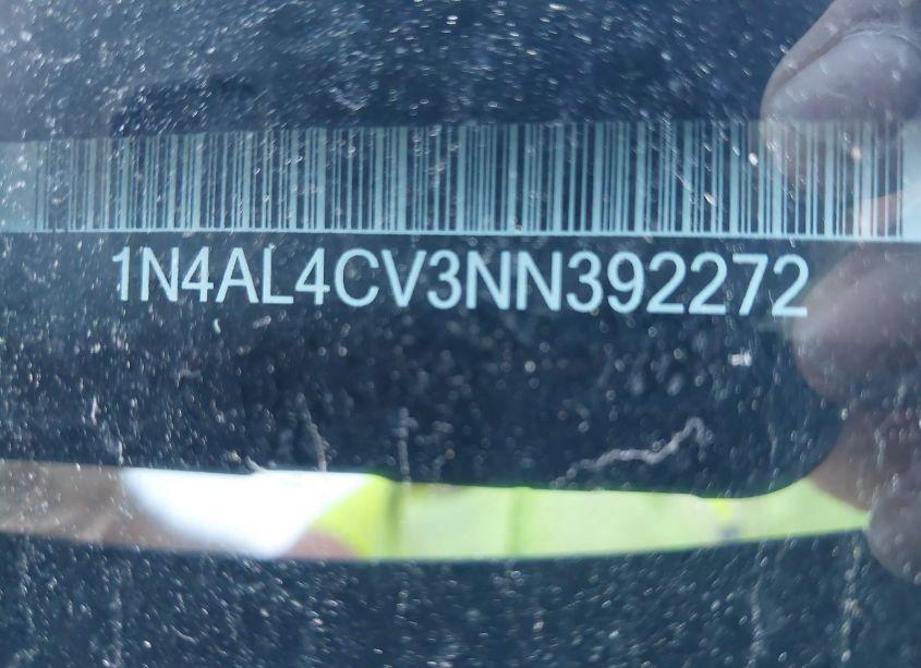 Photo 9 of 2022 Nissan Altima SR VC-TURBO FWD (VIN 1N4AL4CV3NN392272)