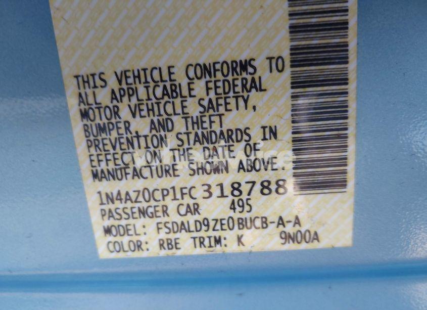 Photo 9 of 2015 Nissan Leaf SV (VIN 1N4AZ0CP1FC318788)