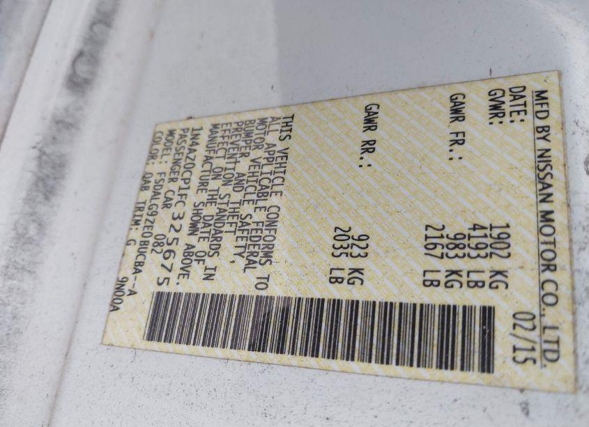 Photo 9 of 2015 Nissan Leaf SL (VIN 1N4AZ0CP1FC325675)