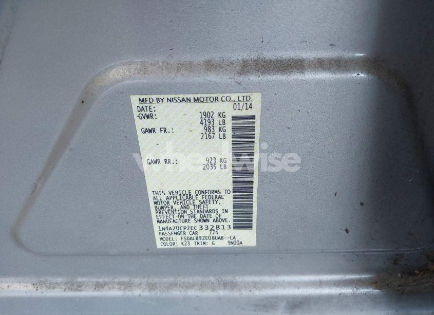 Photo 9 of 2014 Nissan Leaf S (VIN 1N4AZ0CP2EC332813)