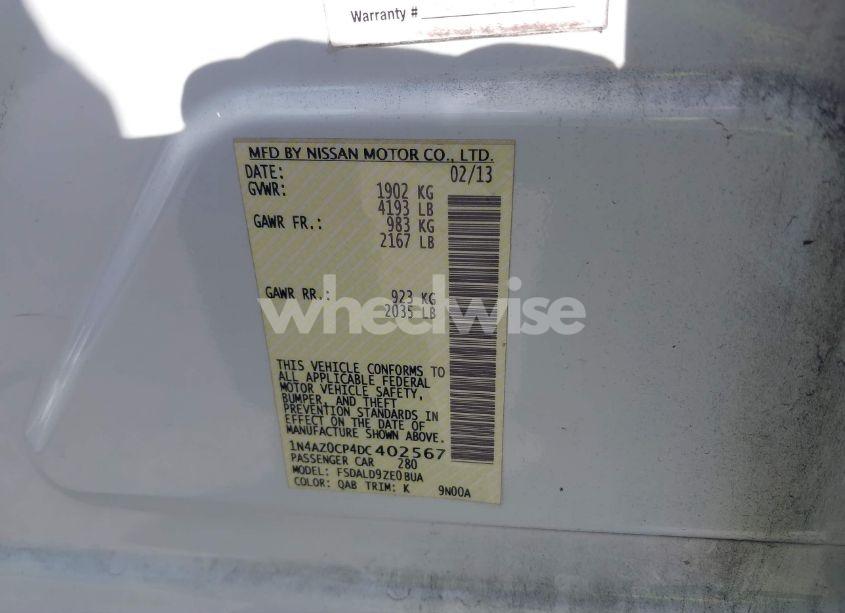 Photo 9 of 2013 Nissan Leaf SV (VIN 1N4AZ0CP4DC402567)