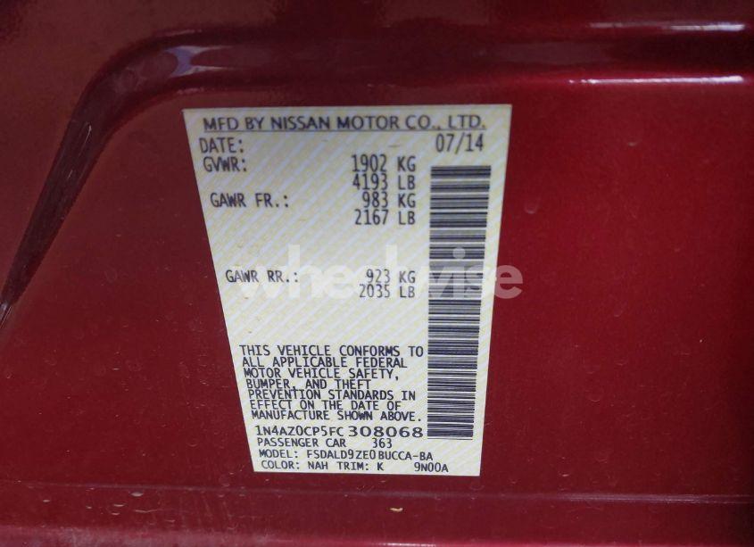 Photo 9 of 2015 Nissan Leaf SV (VIN 1N4AZ0CP5FC308068)