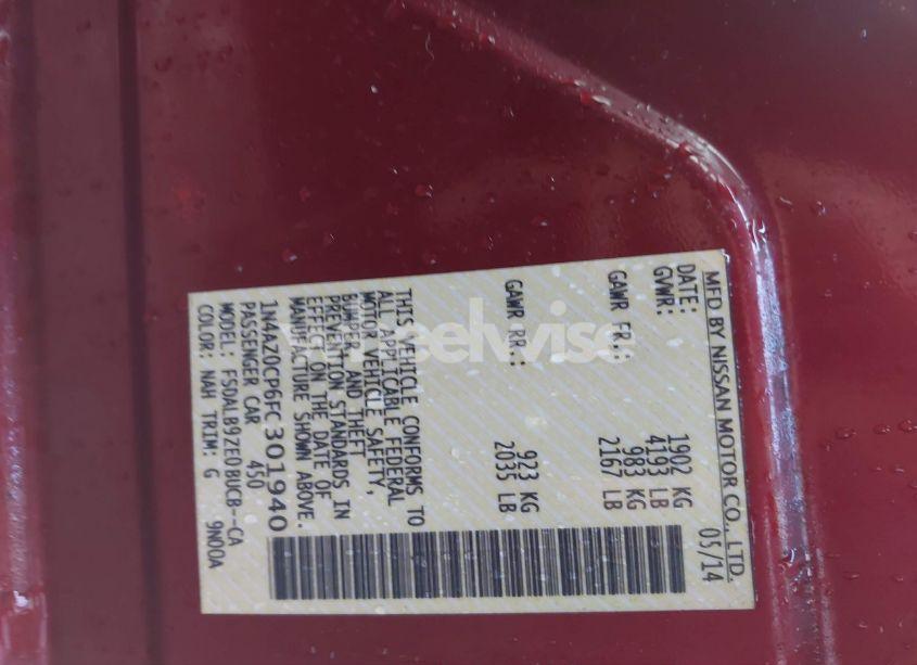 Photo 9 of 2015 Nissan Leaf S (VIN 1N4AZ0CP6FC301940)