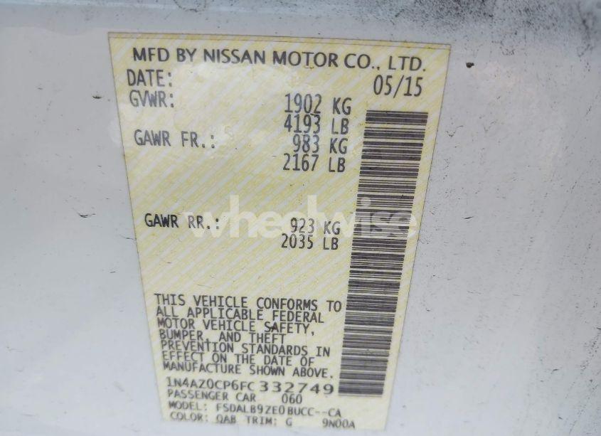 Photo 9 of 2015 Nissan Leaf S (VIN 1N4AZ0CP6FC332749)