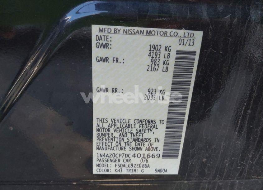 Photo 9 of 2013 Nissan Leaf SL (VIN 1N4AZ0CP7DC401669)