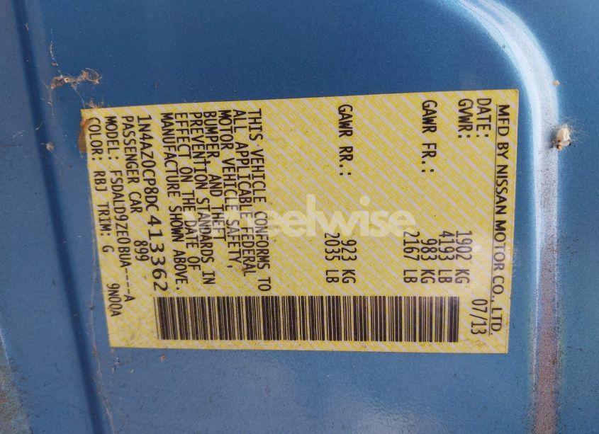 Photo 9 of 2013 Nissan Leaf SV (VIN 1N4AZ0CP8DC413362)